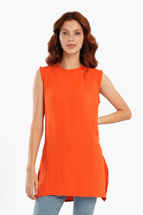 Carina - Lightweight Round Neck Blouse