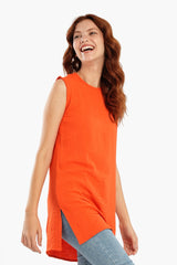 Carina - Lightweight Round Neck Blouse