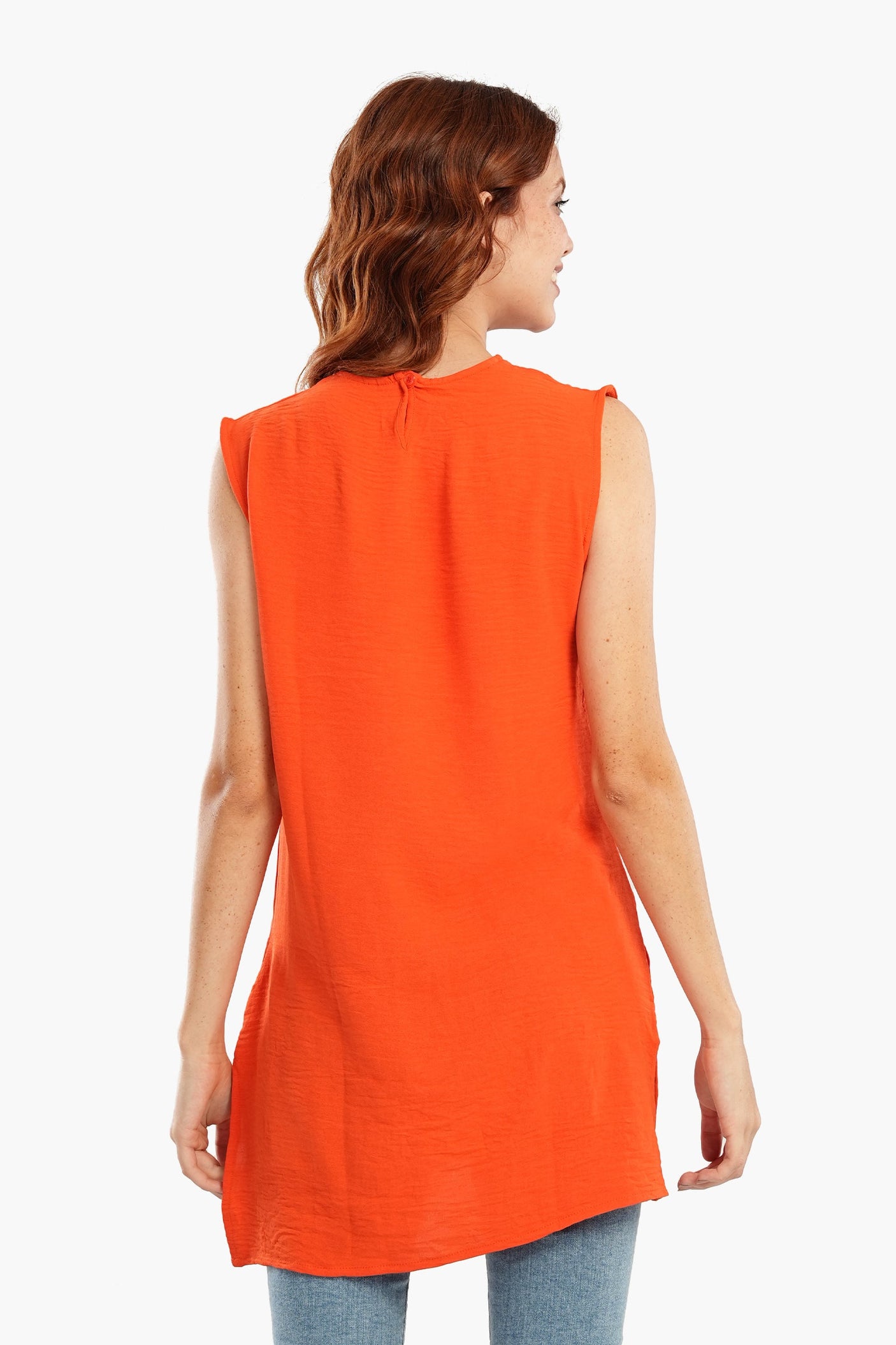 Carina - Lightweight Round Neck Blouse