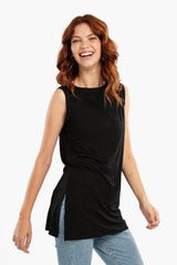 Carina - Relaxed Fit Sleeveless T-Shirt