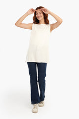Carina - Relaxed Fit Sleeveless T-Shirt