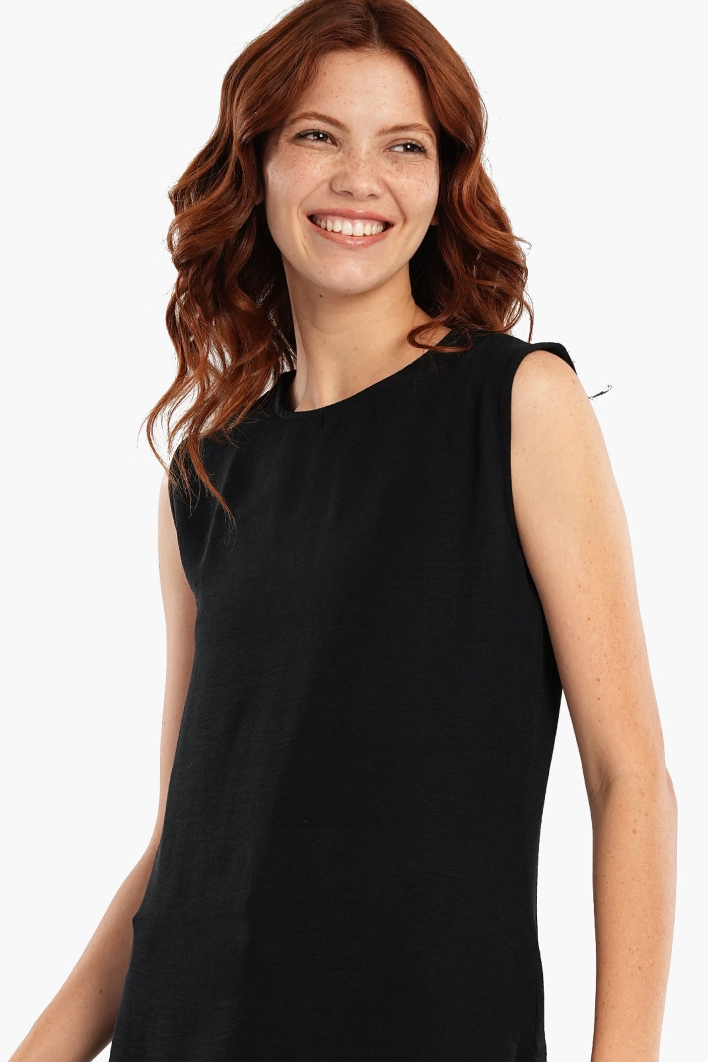 Carina - Lightweight Round Neck Blouse