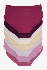Carina - Pack of 7 Girly Brief Panties For women