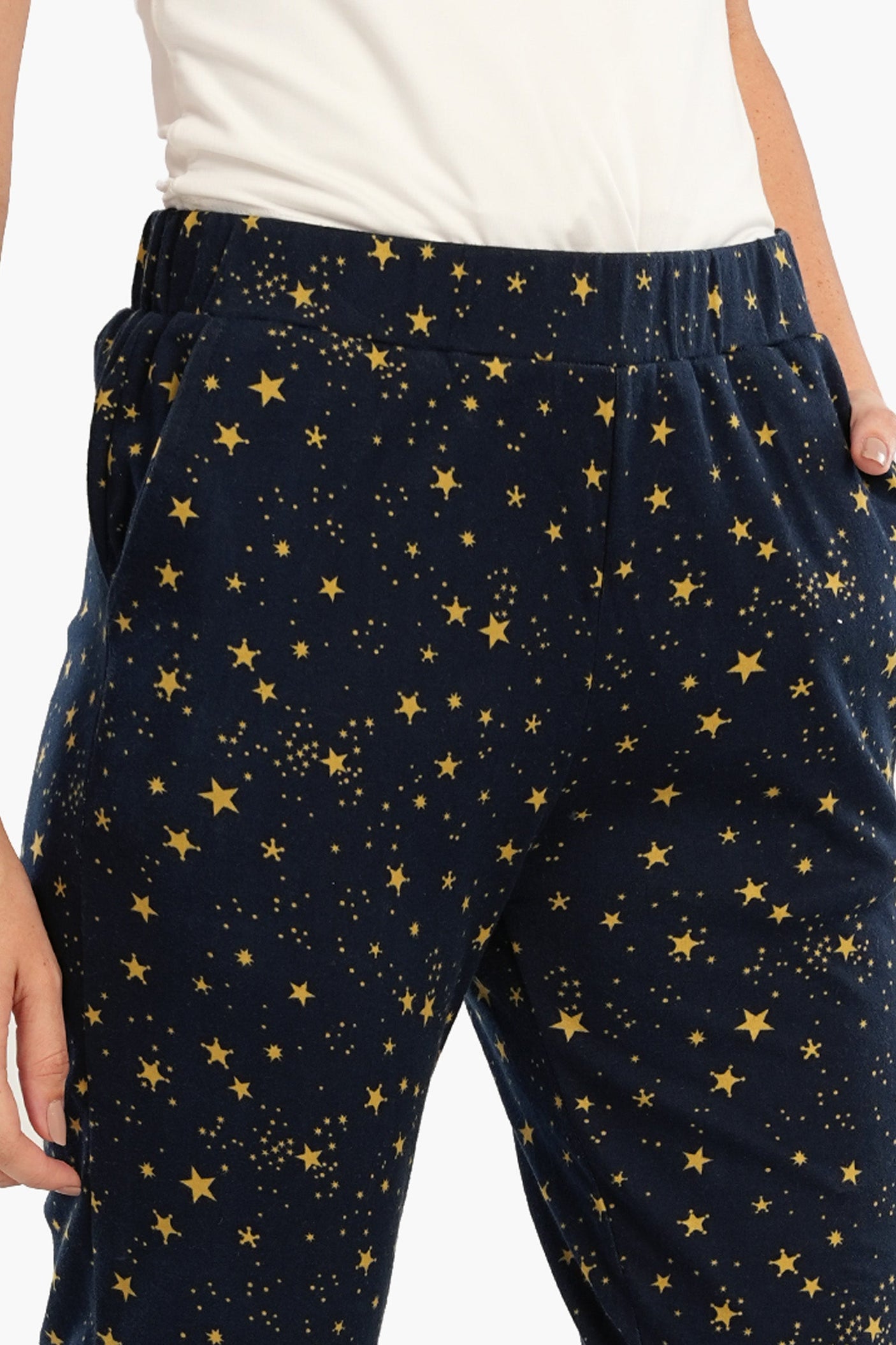 Carina - Stars All Over Print Pyjama Pants For Women