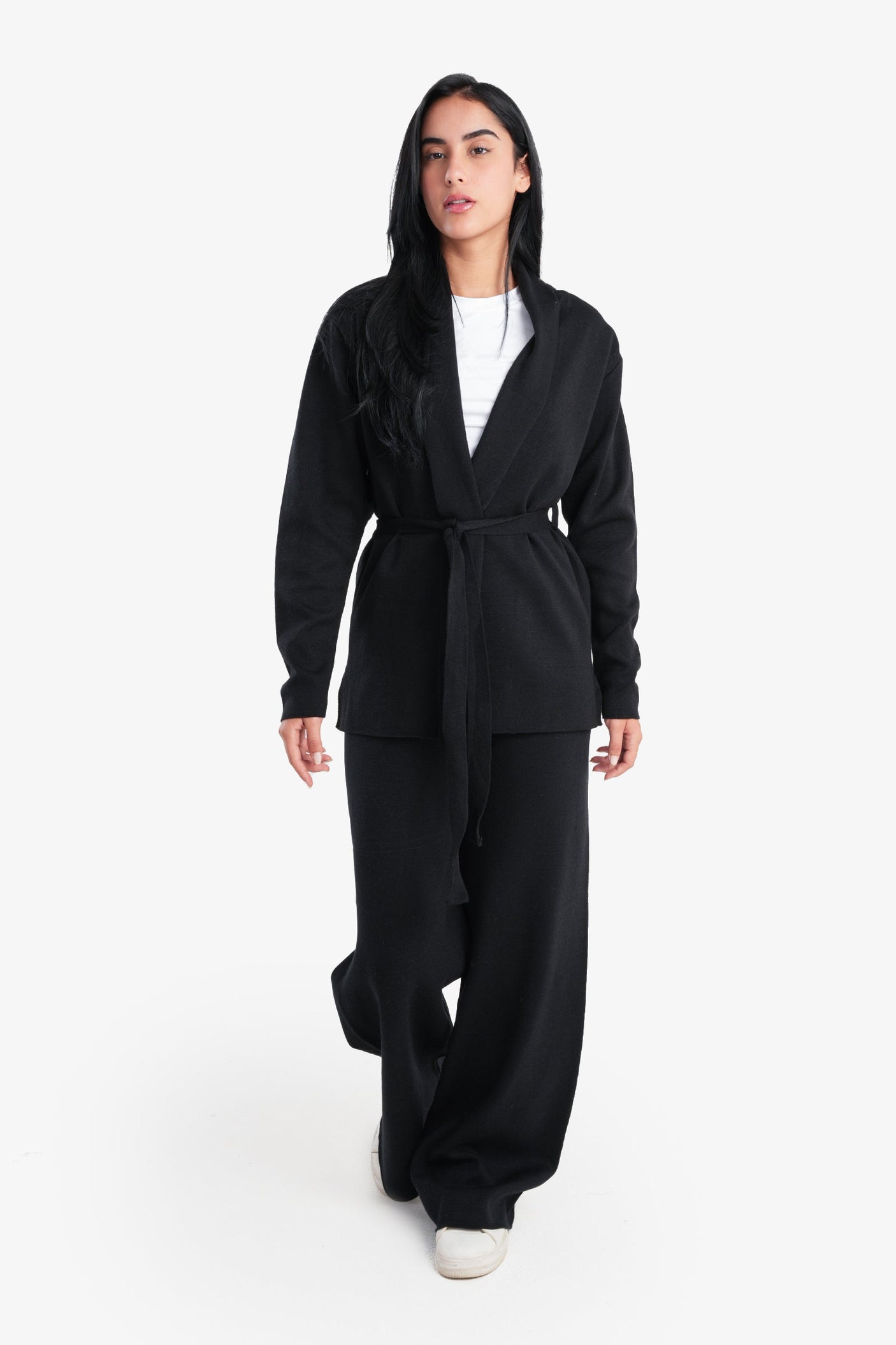 Carina -Lounge Cardigan with Folded Collar