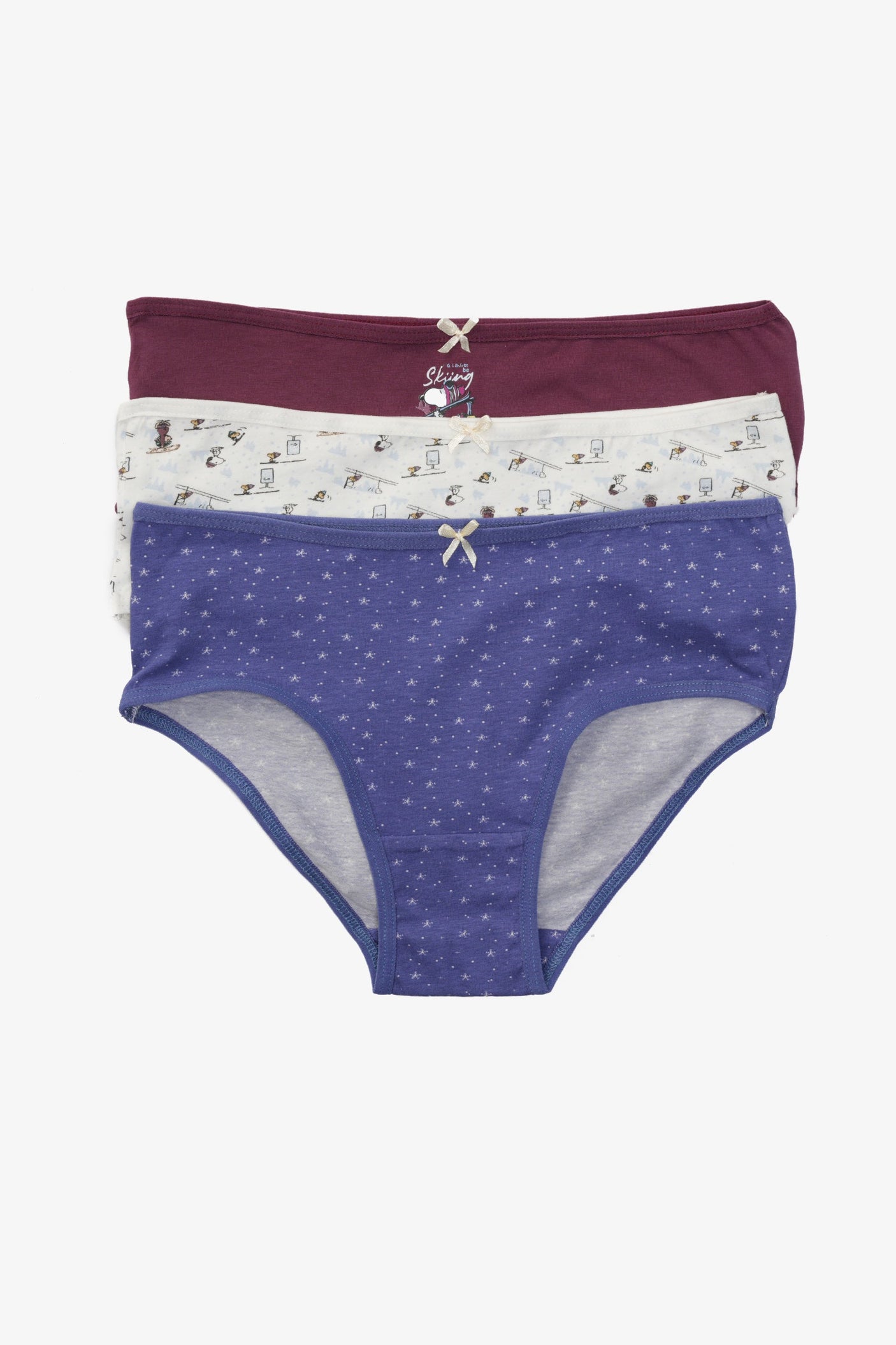 Carina - Pack of 3 Colored Brief Panties