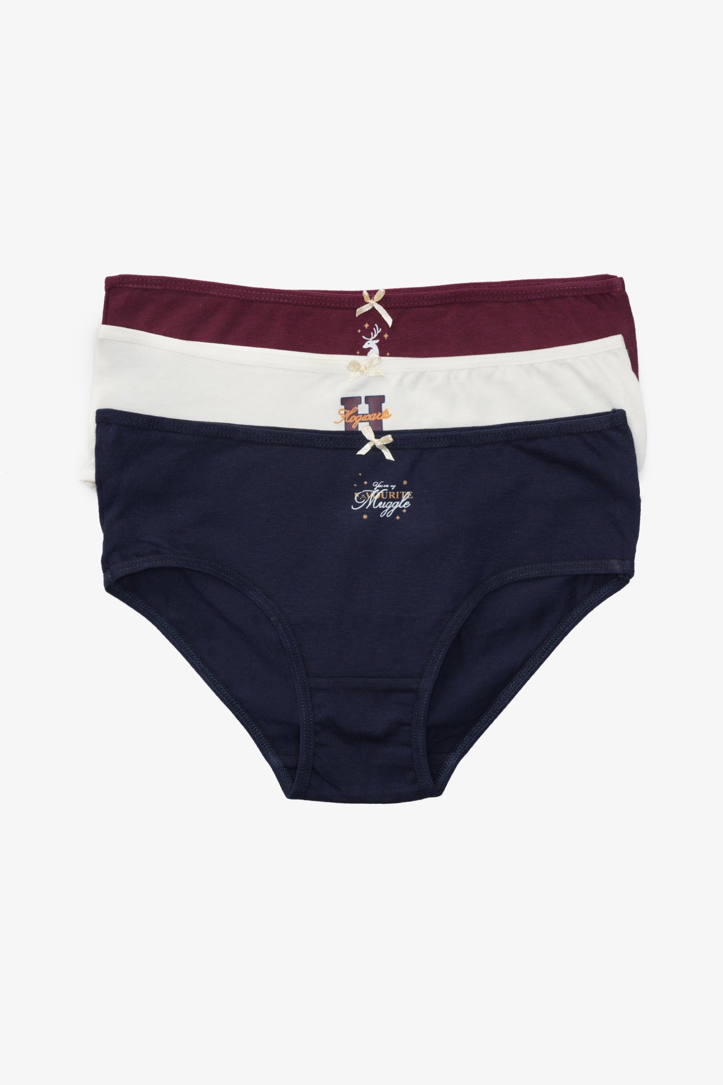 Carina - Pack of 3 Colored Brief Panties