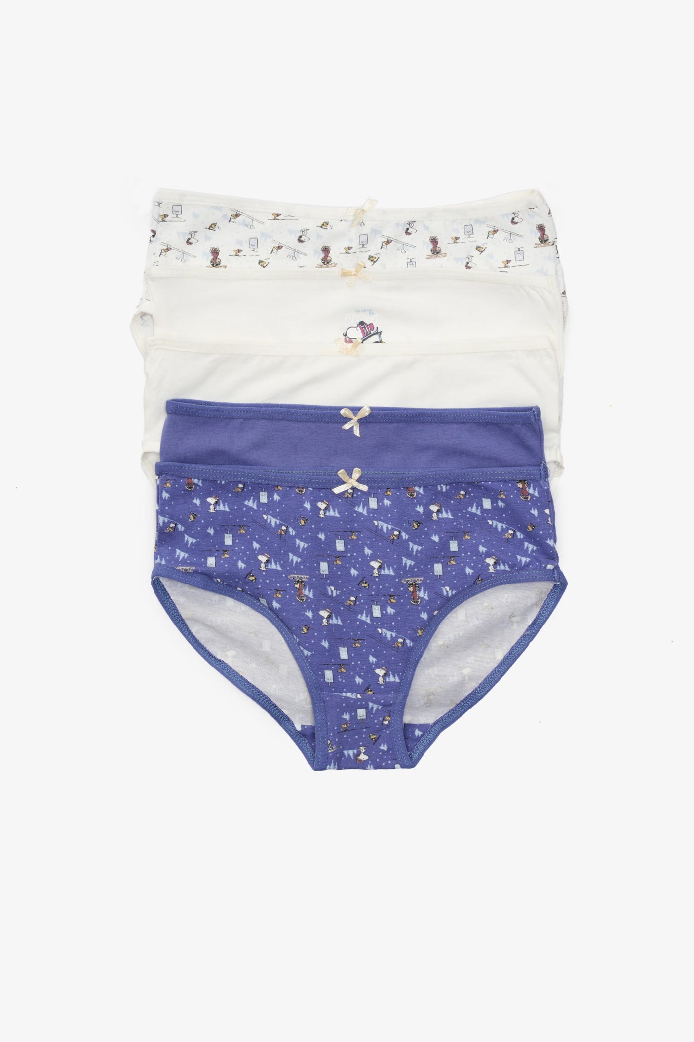 Carina - Pack of 5 Girly Brief Panties