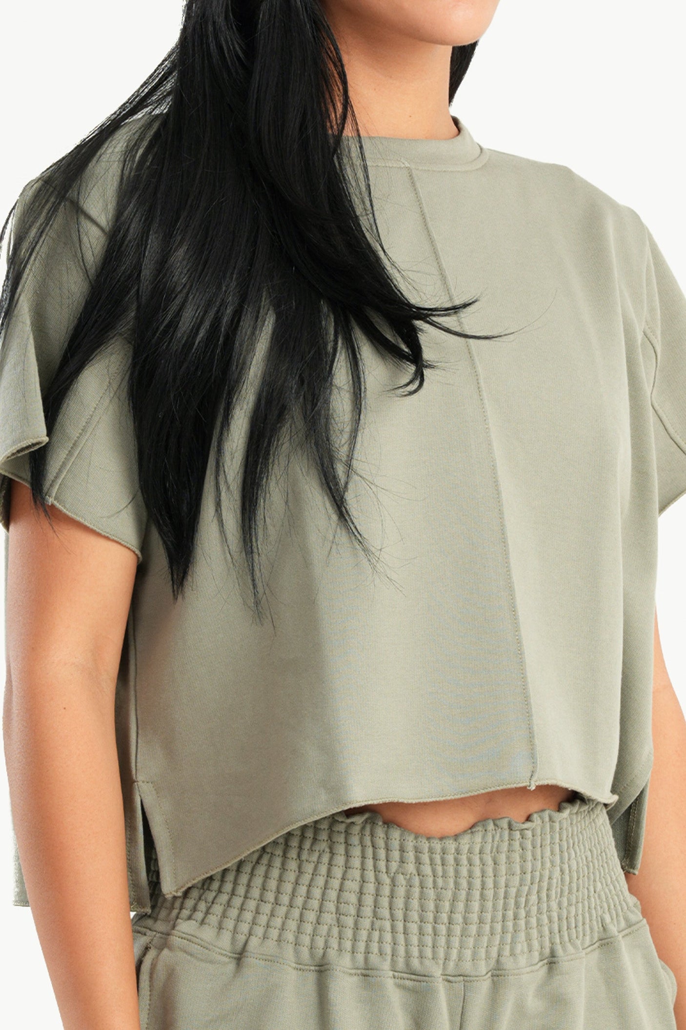 Carina - Cotton Piping Pyjama Top