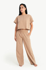 Carina - Pyjama Pants with Wide Waist