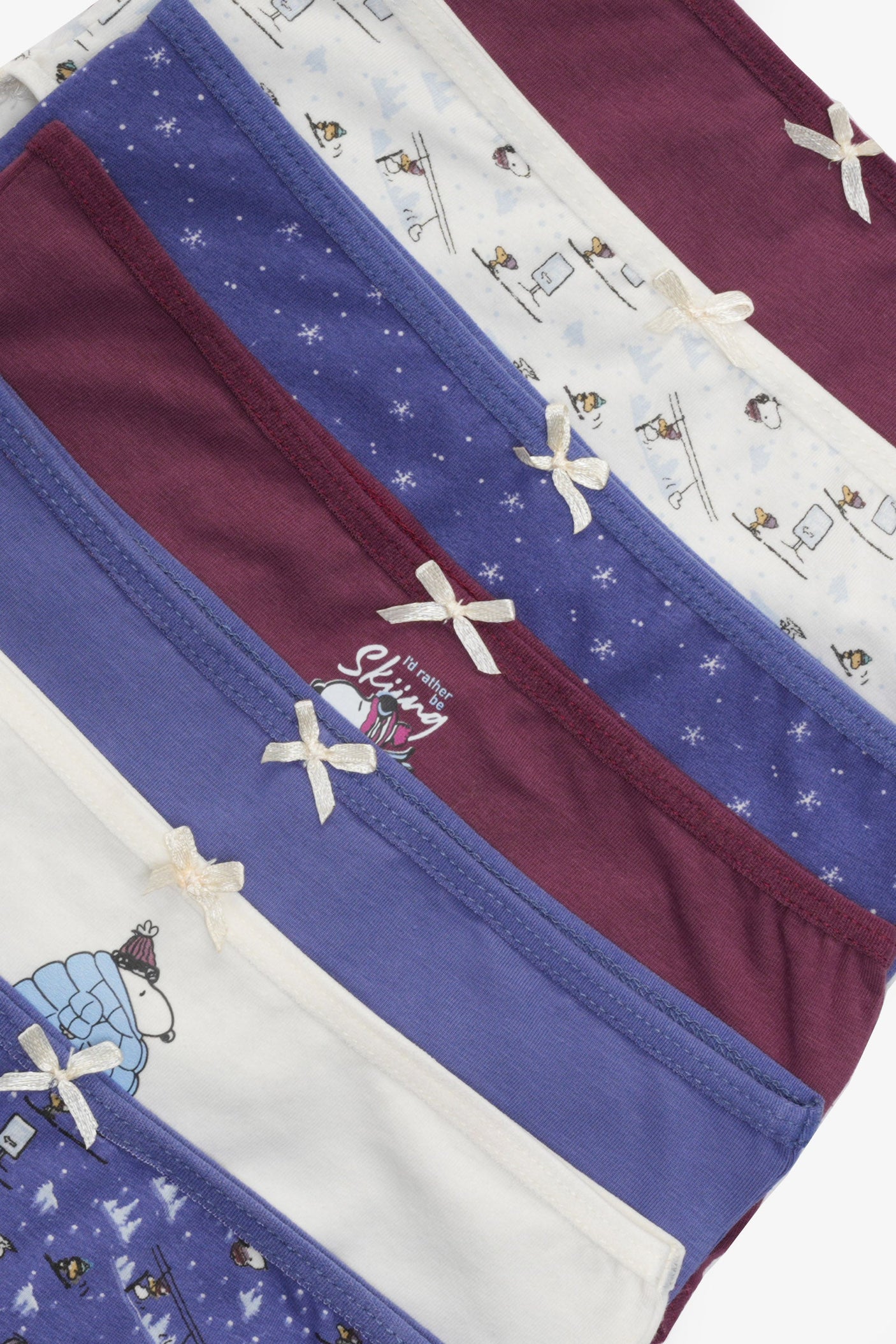 Carina - Pack of 7 Girly Brief Panties