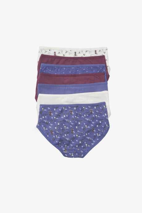 Carina - Pack of 7 Girly Brief Panties