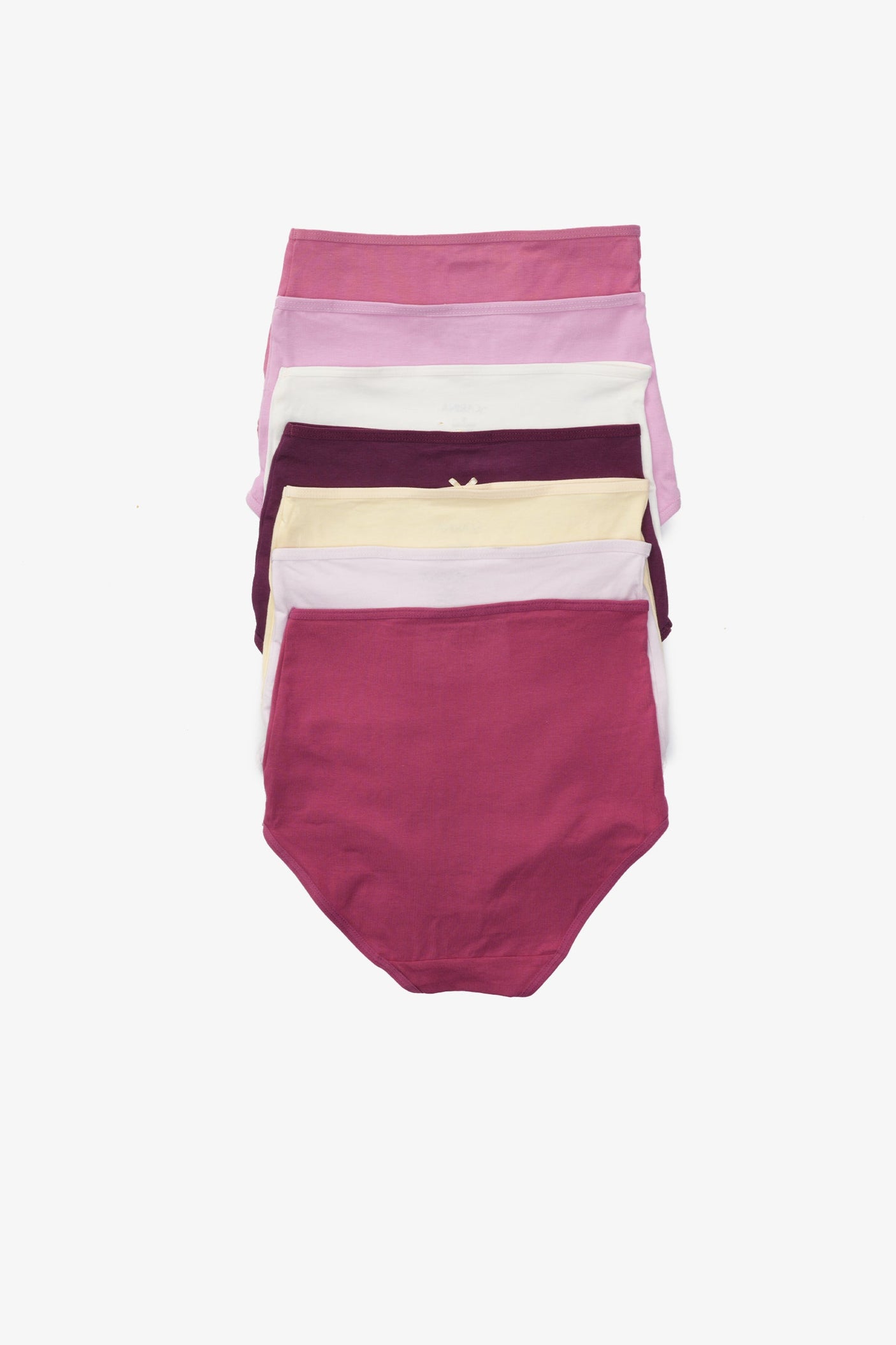Carina - Pack of 7 Colored Full Brief Panties