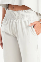 Carina - Pyjama Pants with Wide Waist