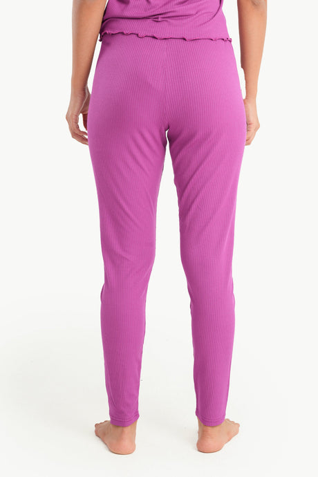 Carina -  Ribbed Pyjama Leggings