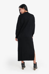 Carina - Cable Knitted Midi Dress
