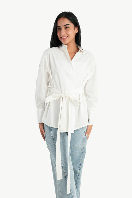 Carina -Shirt with Waist Belt