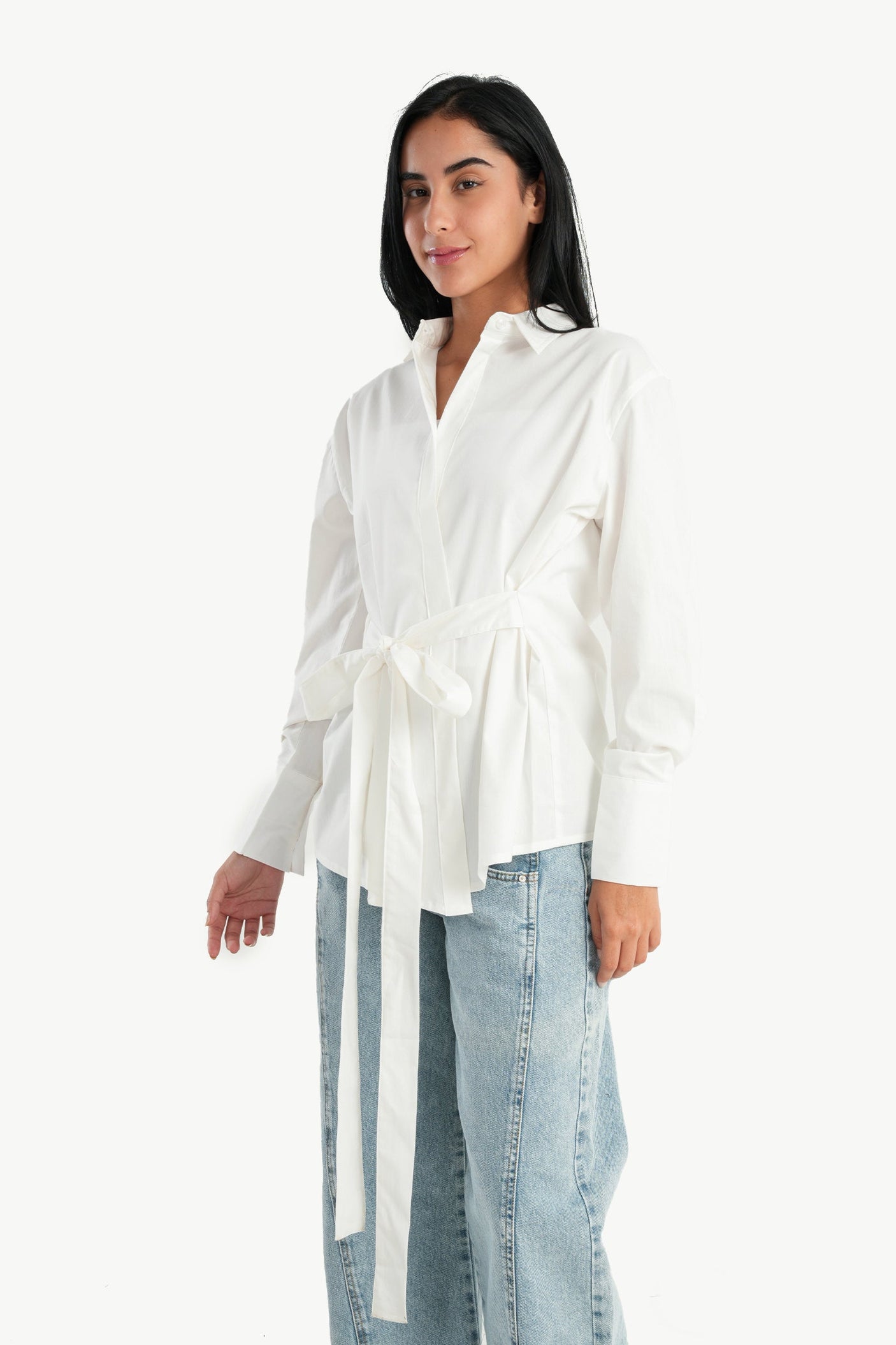 Carina -Shirt with Waist Belt