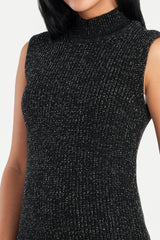 Carina - High Neck Ribbed Pullover For women