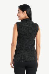Carina - High Neck Ribbed Pullover For women