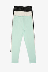 Carina - Pack of 3 Girly Long Leggings