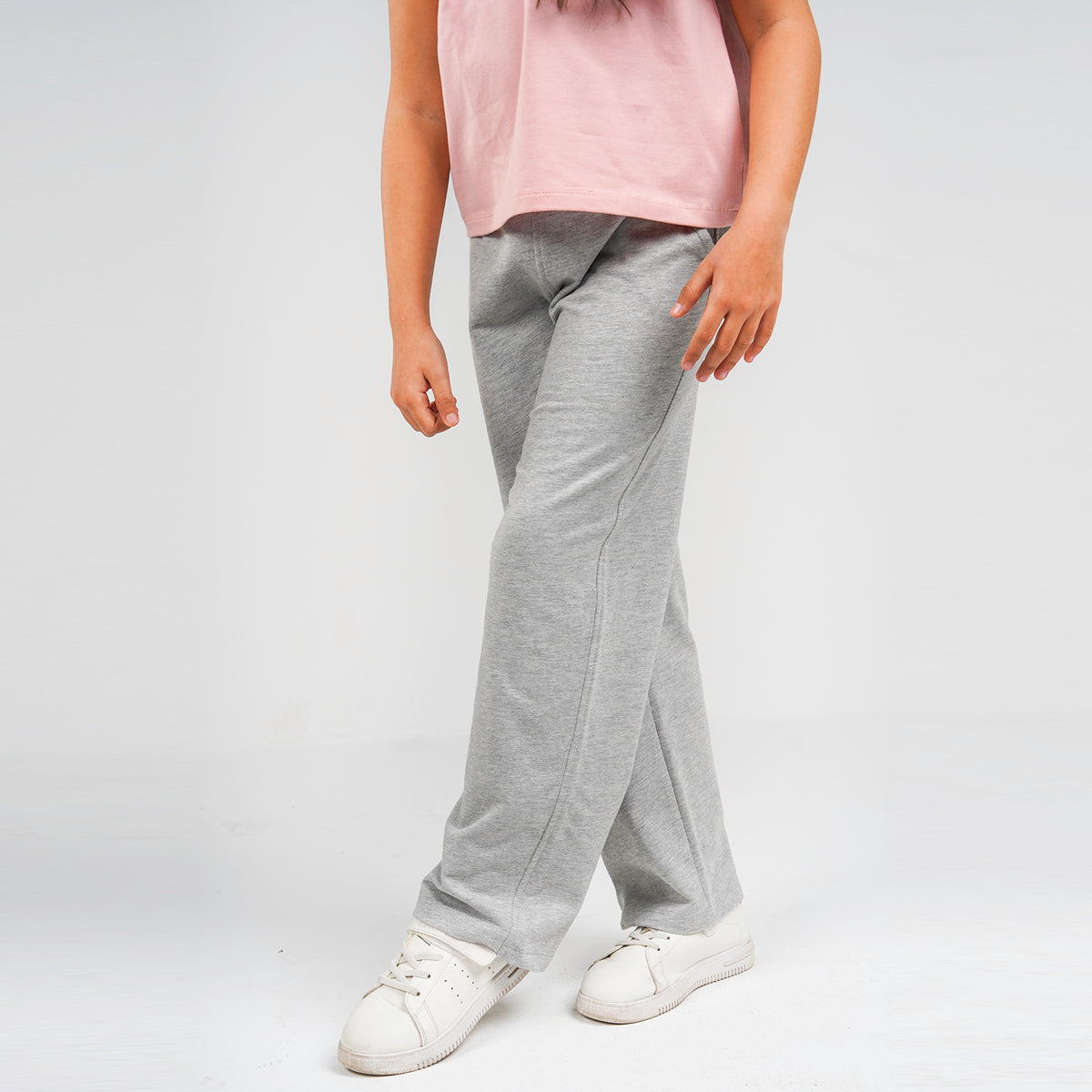 Aries - Wide Leg Grey Pants