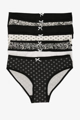 Carina - Pack of 7 Colored Bikini Panties