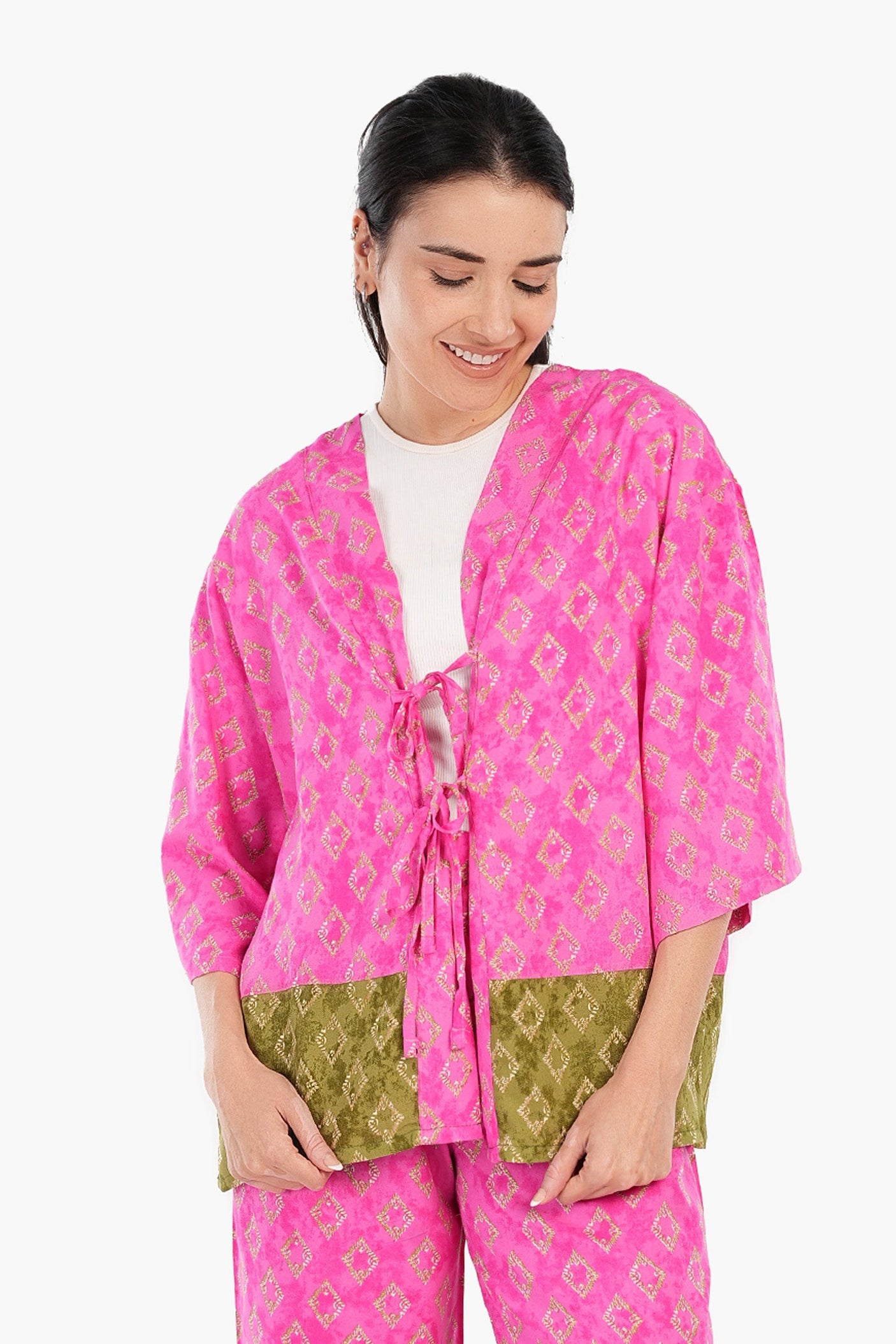 Carina - Vibrant Printed Kimono