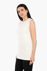 Carina - Viscose Sleeveless Long T-Shirt