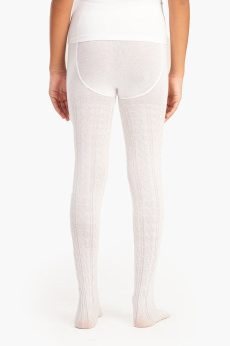 Carina - Girly Cotton Plain Pantyhose