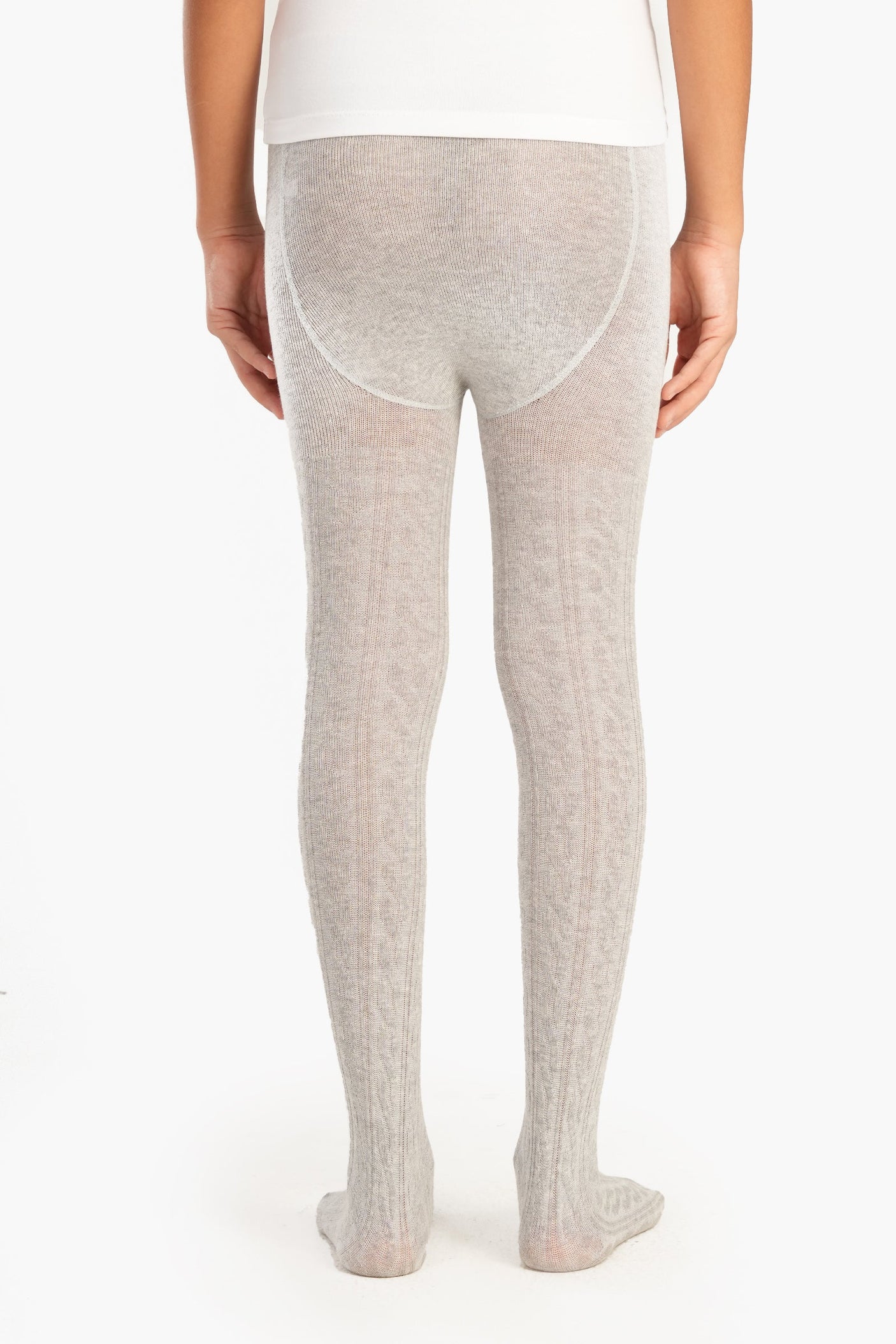 Carina - Girly Cotton Plain Pantyhose