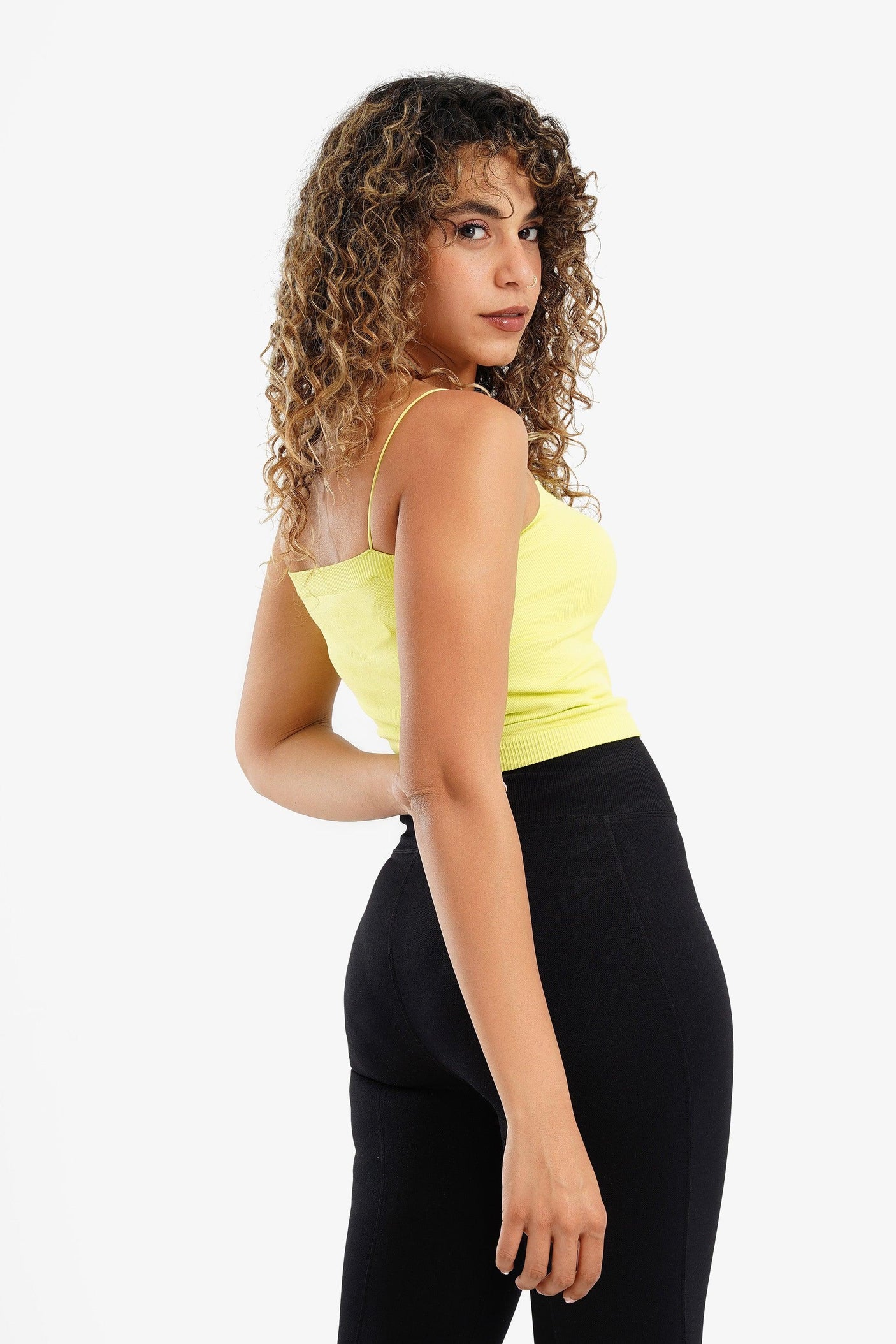 Spaghetti Straps Cropped Top