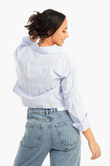 Carina -Asymmetrical Cropped Shirt