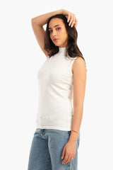 Carina -Sleeveless High Neck Pullover