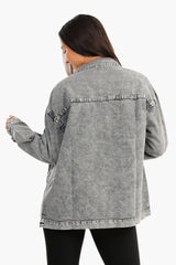Carina -Denim Shirt with 4 Patched Pockets