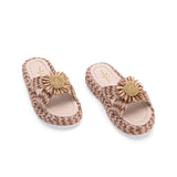 v branda - High Floral Slipper - women