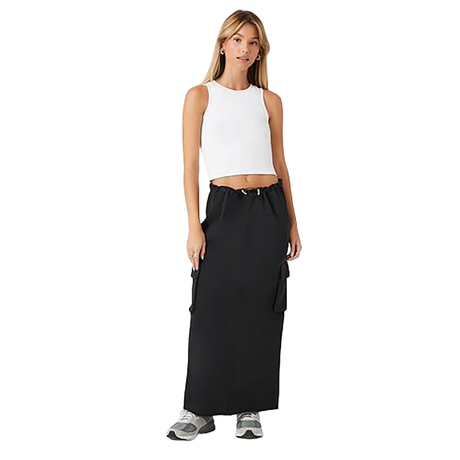 Forever 21 - French Terry Toggle Maxi Skirt - Sold by FIG