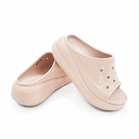 Crocs - Classic Crush Slide in Bone
