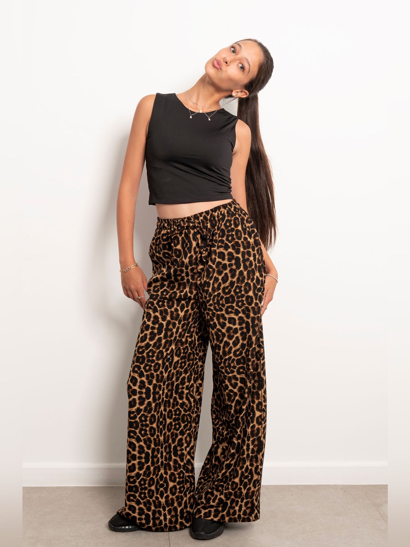 MARWA EL EZABY BOUTIQUE - Leopard Pants