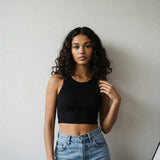 Fresco - Women’s Cotton Crop Tank Top
