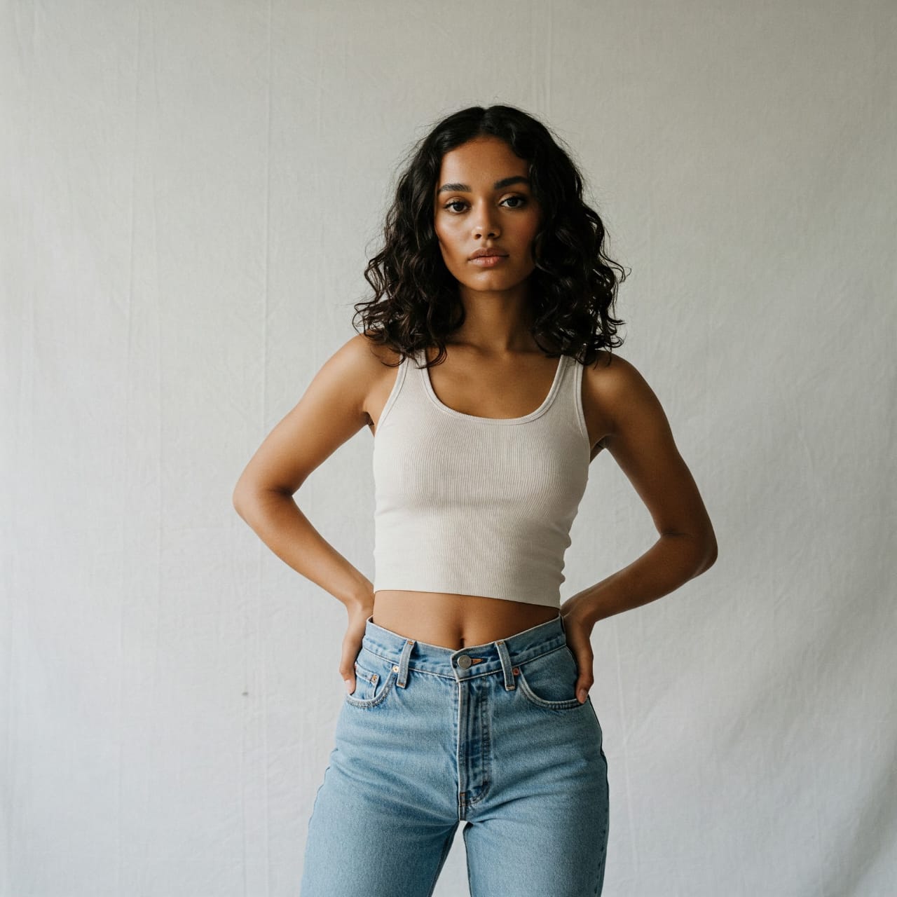 Fresco - Women’s Cotton Crop Tank Top