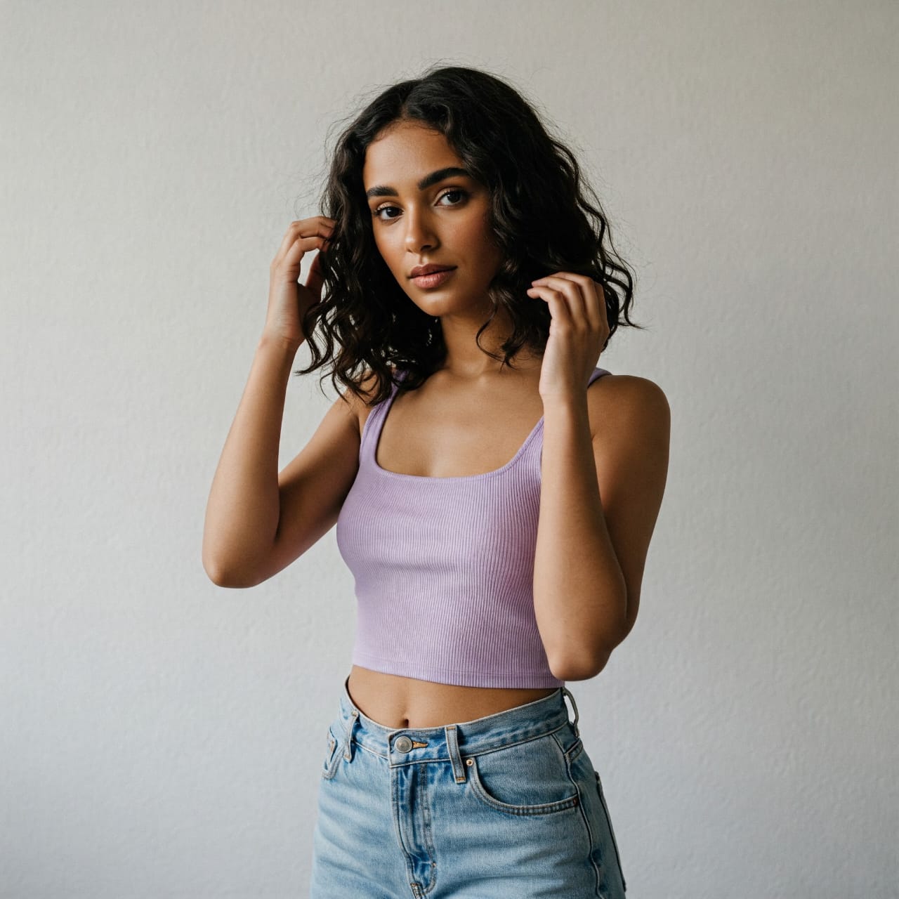 Fresco - Women’s Cotton Crop Tank Top