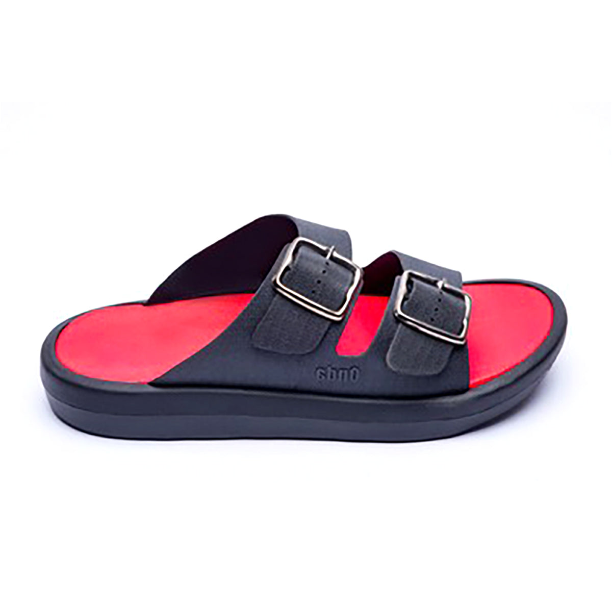 Onda Coba Black & Red Slide Slipper For Men 40/41