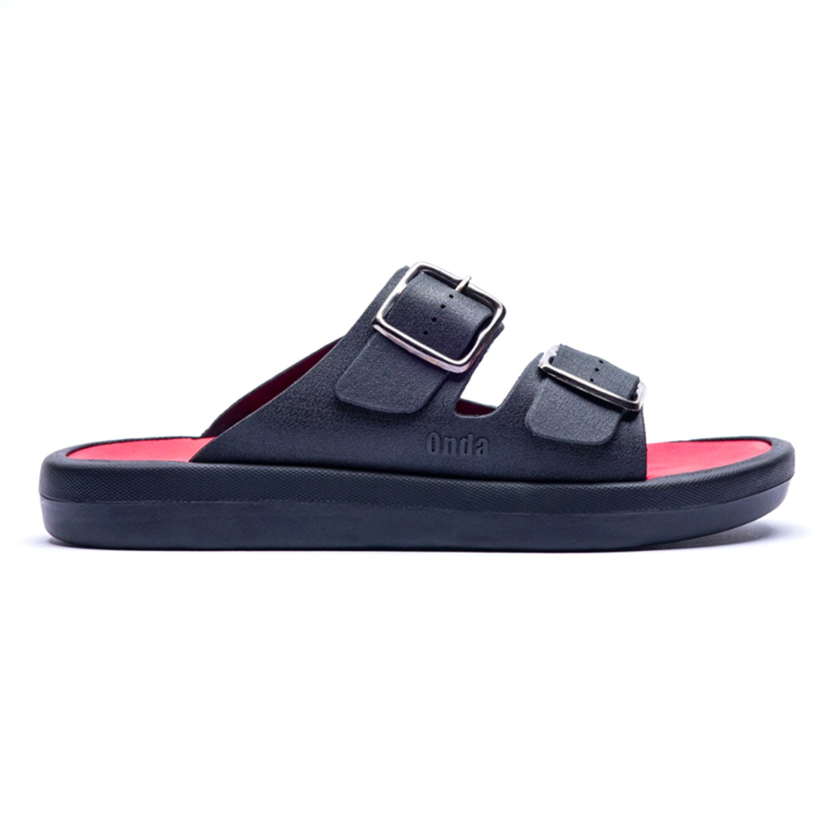 Onda Coba Black & Red Slide Slipper For Men 40/41