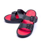 Onda Coba Black & Red Slide Slipper For Men 40/41