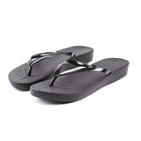 Onda Onda Flamingo Black Flip Flop Slipper For Women