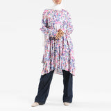 Emalina - Floral Ruffle Shirt