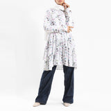 Emalina - Floral Ruffle Shirt