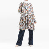 Emalina - Floral Ruffle Shirt