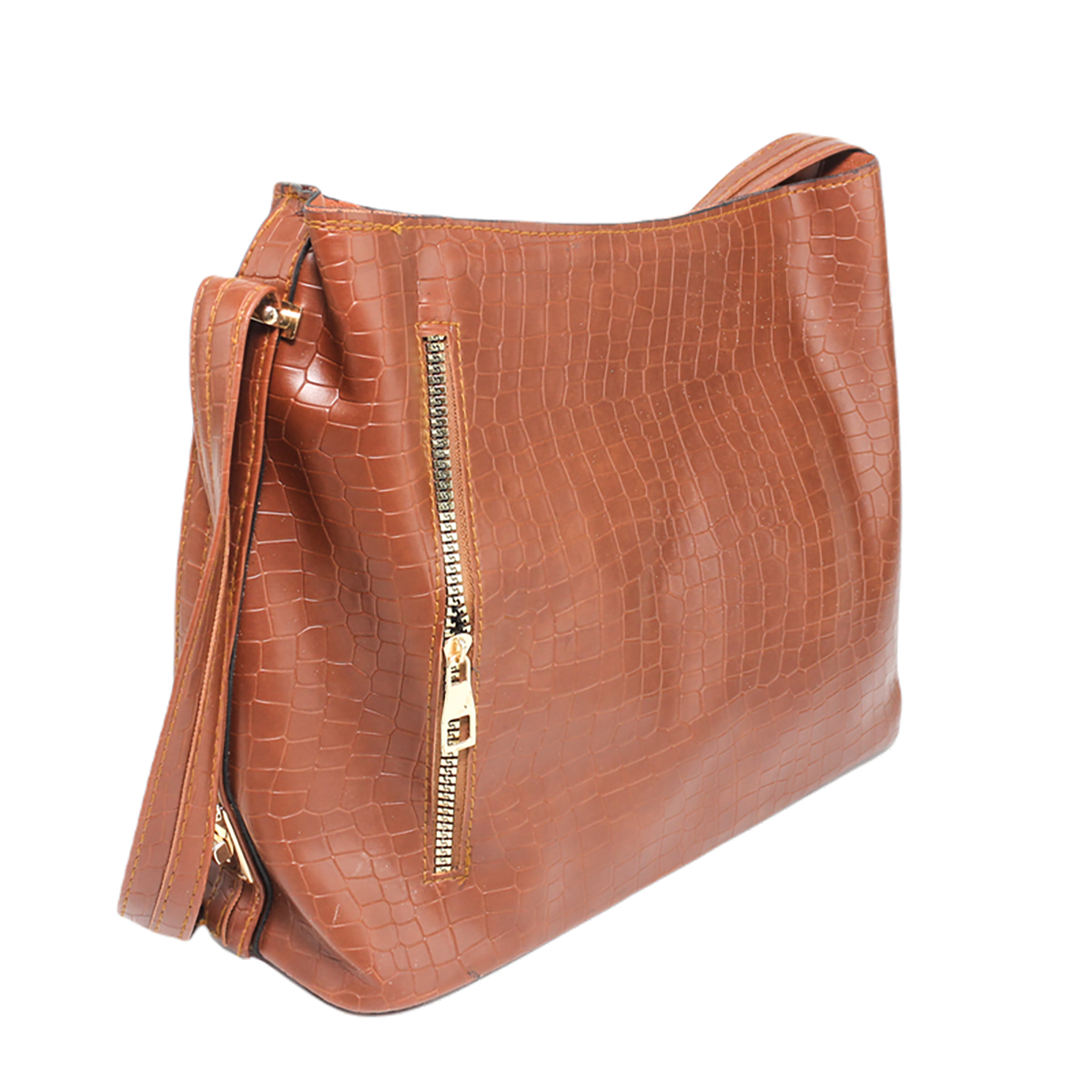 Glitter -  Women Hand Bag - Camel